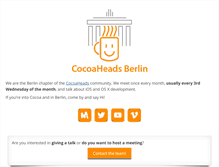 Tablet Screenshot of cocoaheads-berlin.org